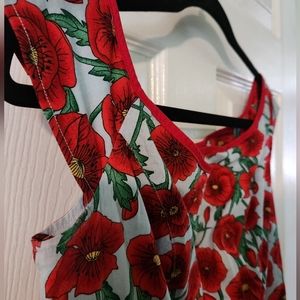 Hellbunny Vixen fit & flare poppy dress